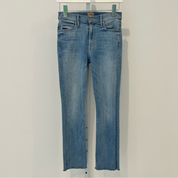 MOTHER THE RASCAL ANKLE SNIPPET BLUE TINGE JEANS SIZE 26 - Picture 1 of 17